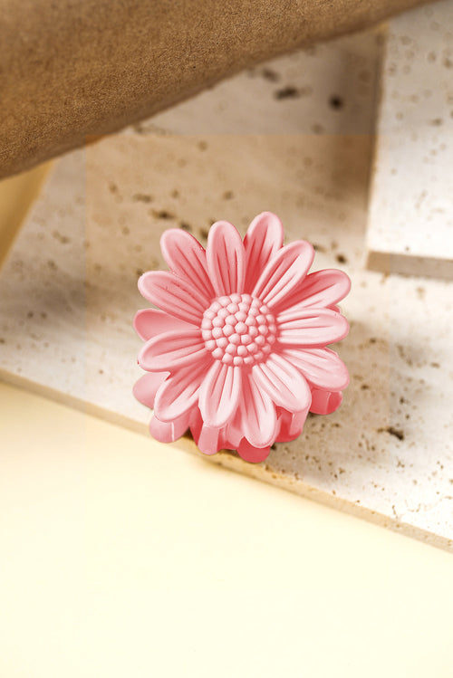 Analeia Flower Frosted Hair Clawclip