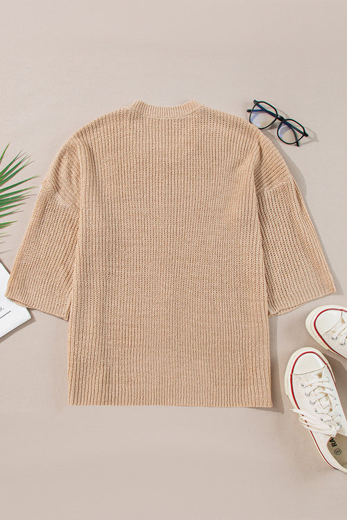 Aria 3 4 Sleeve Sweater