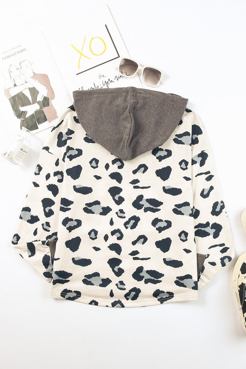Avery Color Block Drawstring Hoodie