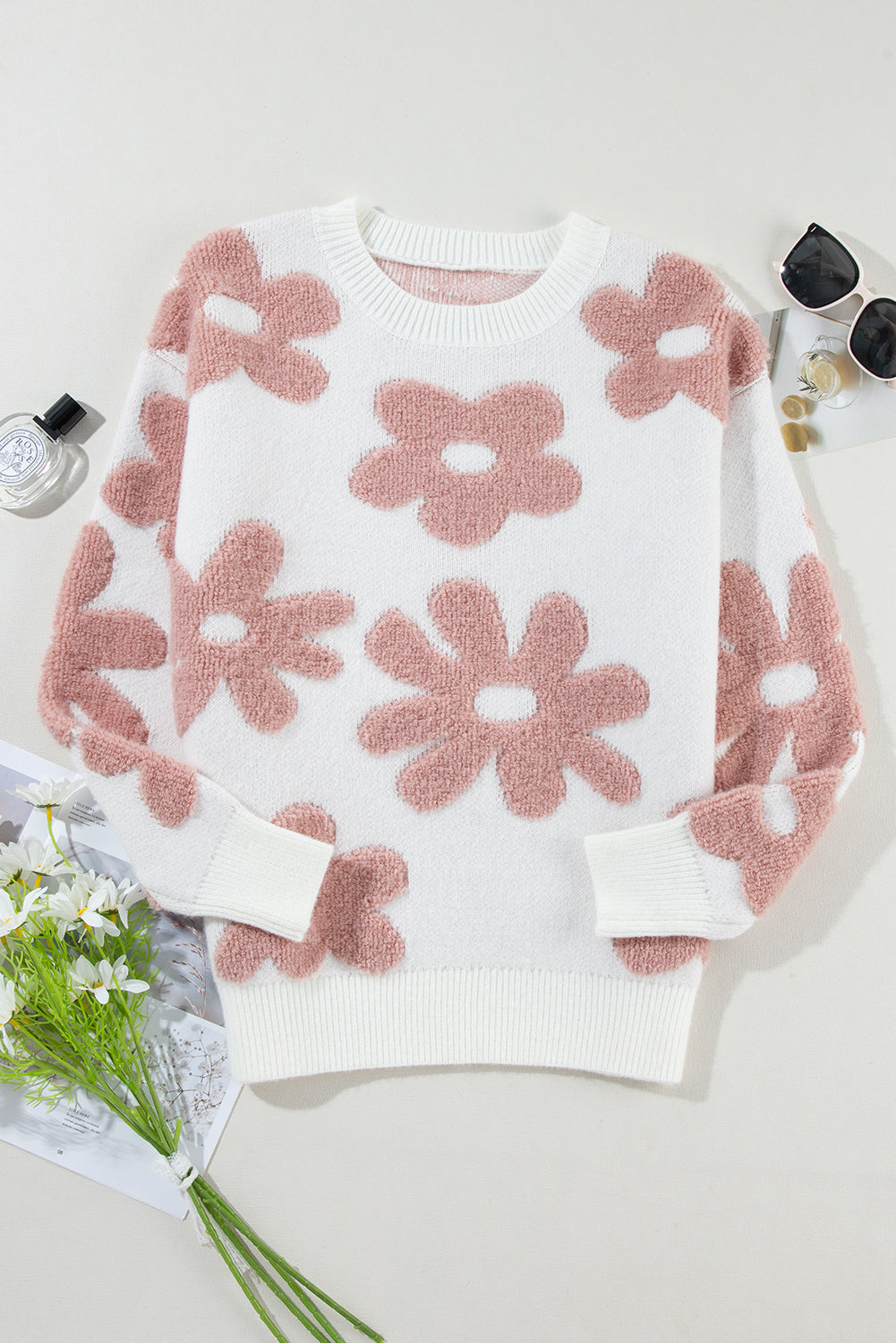 Aria Drop Shoulder Loose Sweater