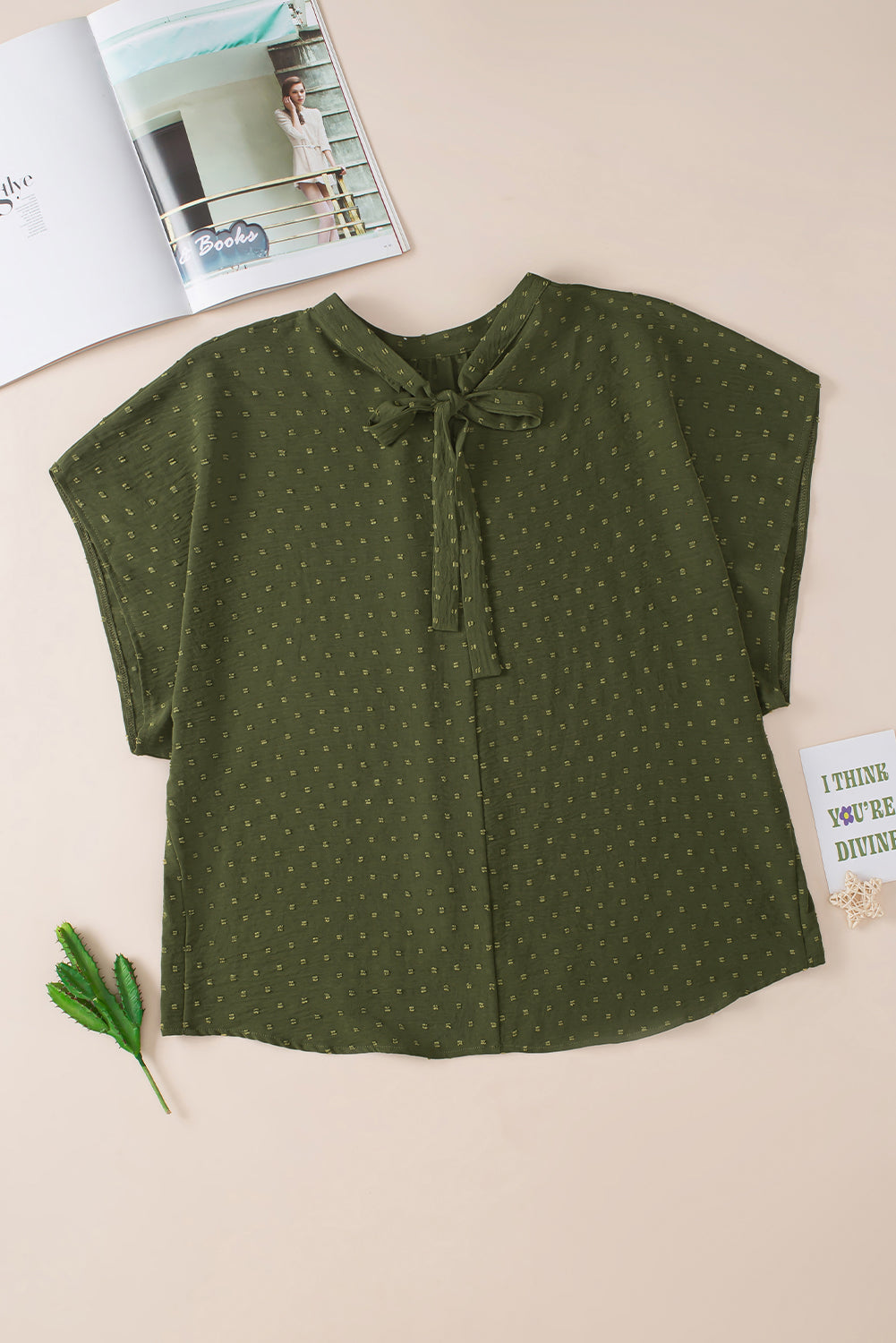 Kataleya Mock Tied Nape PLUS Top