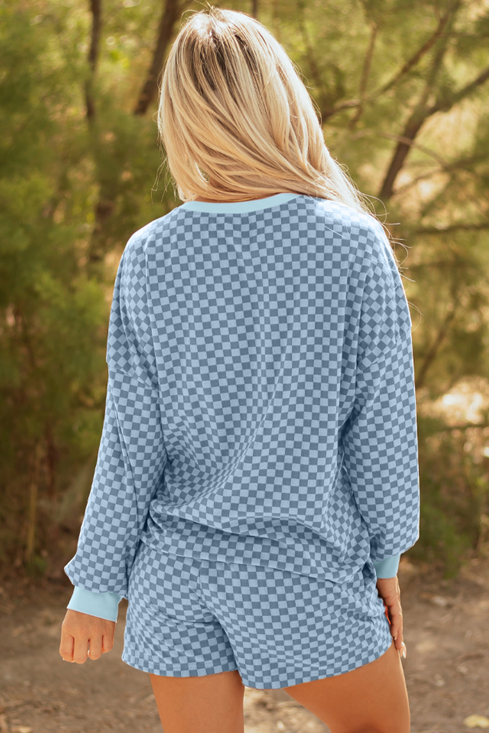 Reese and Shorts Set Long Sleeve Top