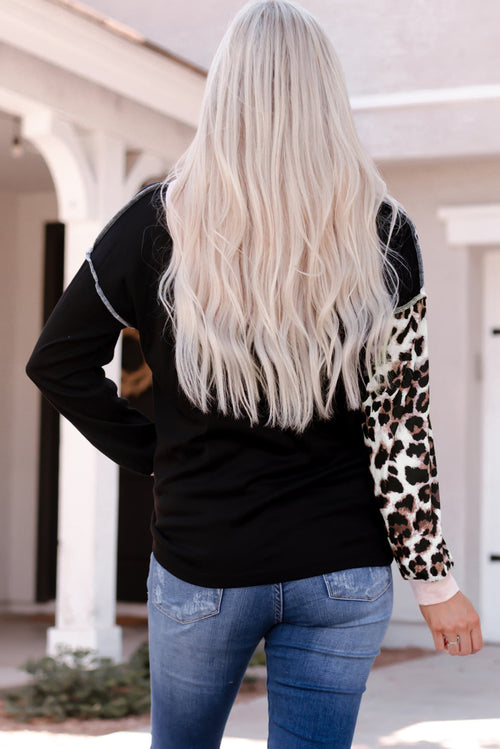 Aria Patchwork Hooded Sweatshirt