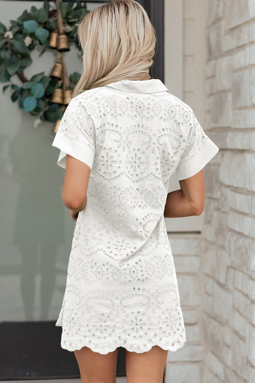 Alice Eyelet Embroidered T Shirt