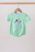 Green Castle Applique Bubble