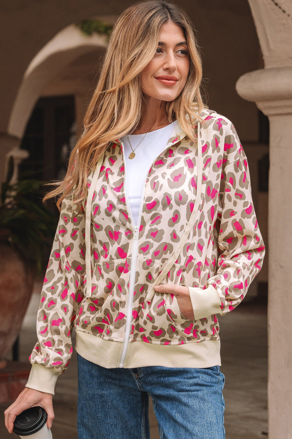 Anya Zip Up Hooded Sweatshirt