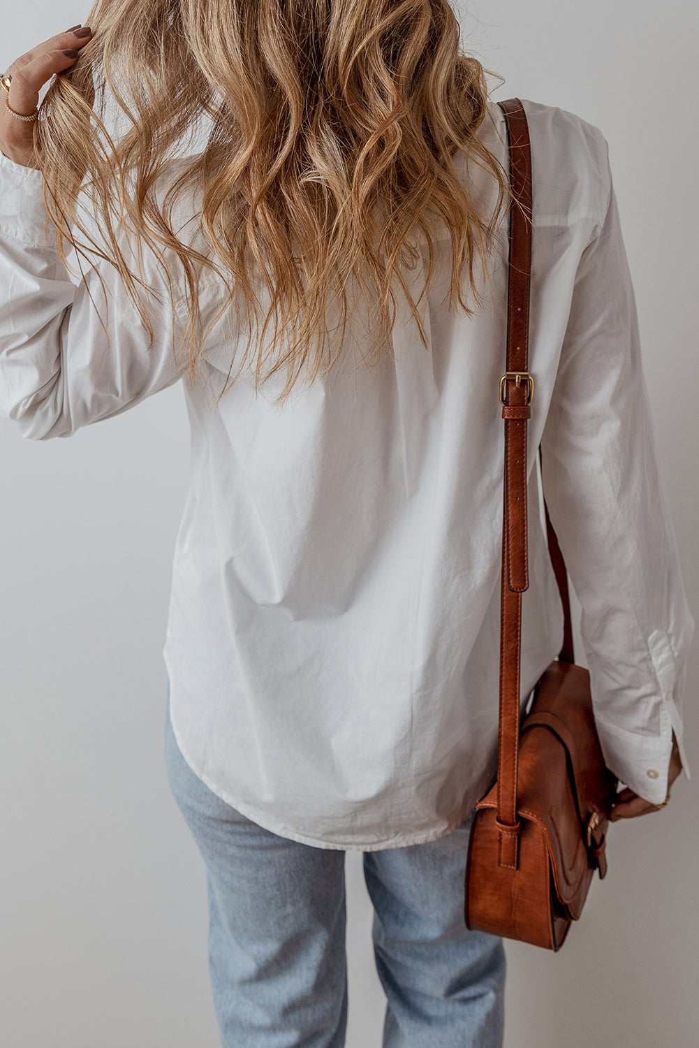 Zyla Turn Down Collar Shirt