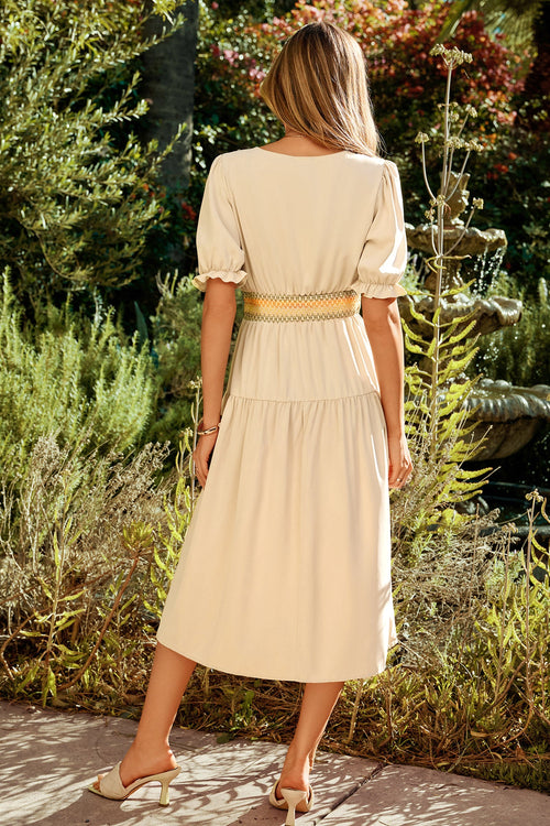 Annie Short Sleeve Midi Dress
