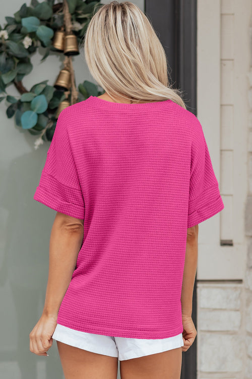 Alexia Short Sleeve Knit Top