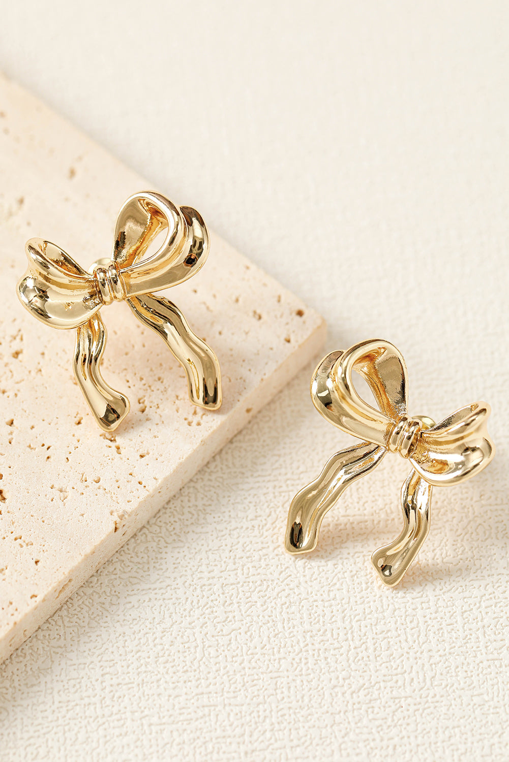 Chloe Design Plated Studded Earrings