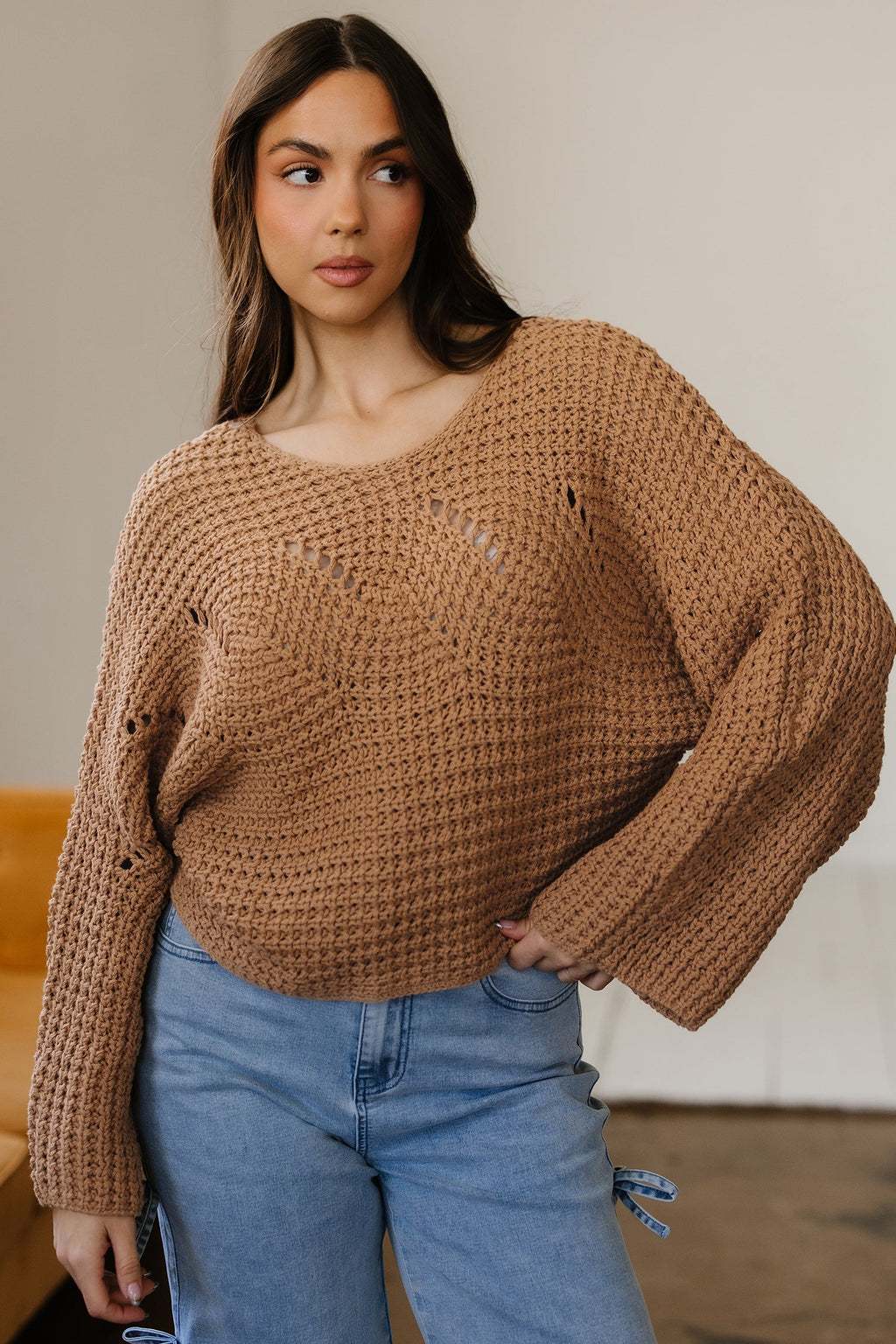 Ivy Sleeve Loose Pullover Sweater