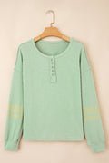 Elise Sleeve Henley top Long Sleeve Top