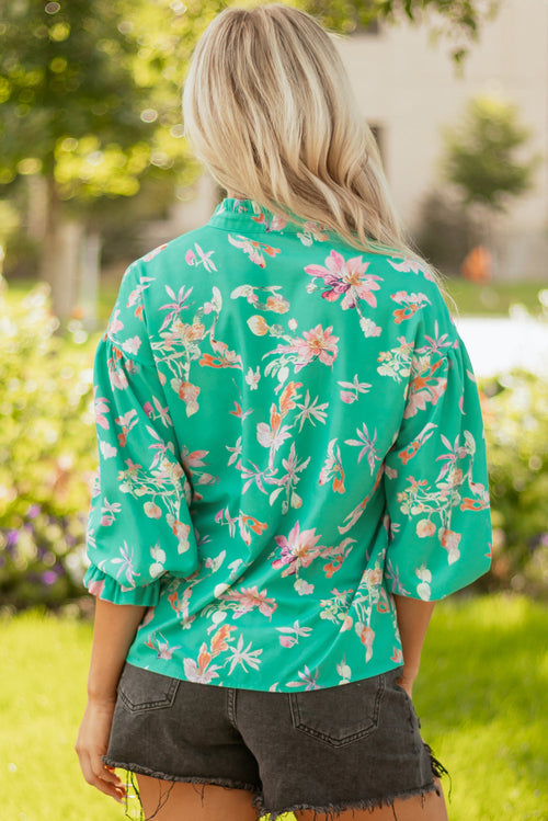 Bella Lantern Sleeve Front Shirt