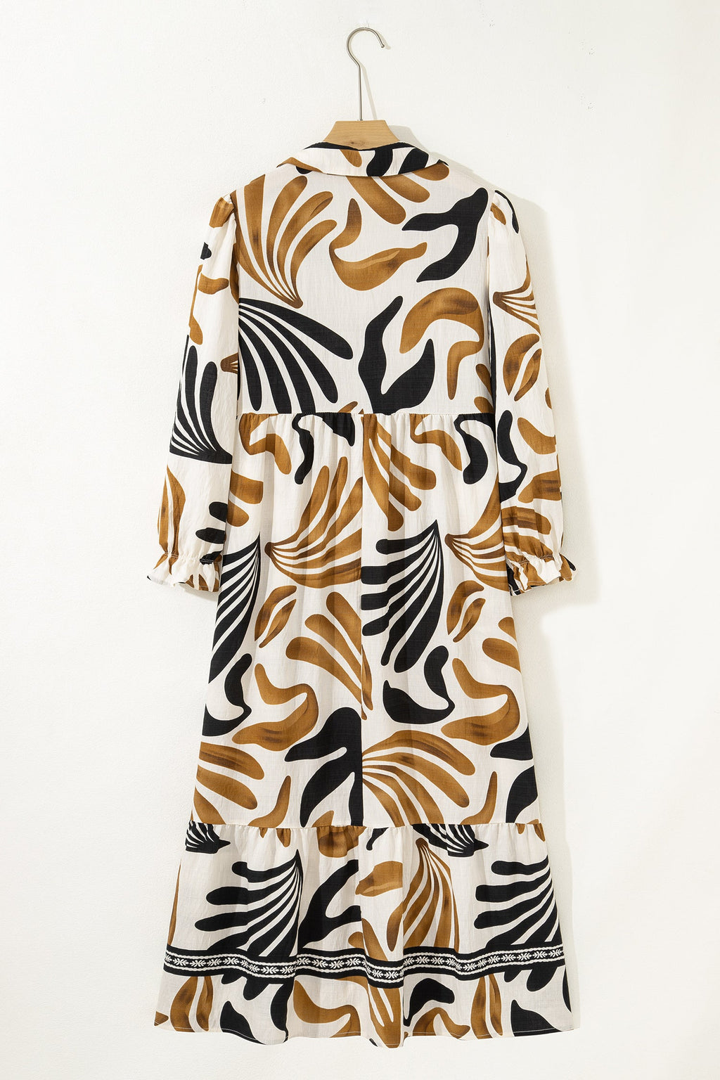 Zaylee Sleeve Ruffle Hem Dress