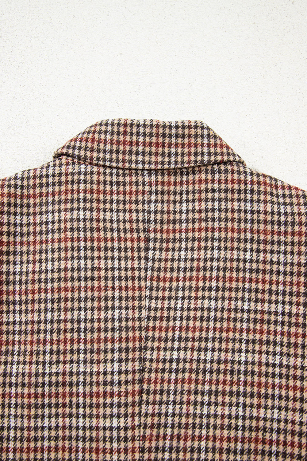 Aria Houndstooth Lapel Collar Blazer